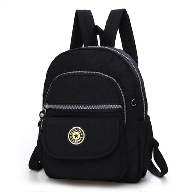 Mochilas Mujer Negra Nylon